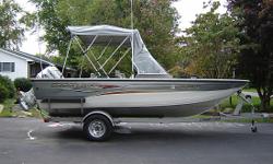 The boat comes with a new bimini top, full cover, all safety gear vests, anchor,bumpers,ropes . One set of skis, one tube, four rod holders, Garmin depth finder, Uniden Radio. Asking Price: 14,000OBO. Call Richard 330-507-1314
Category: Powerboats
Water