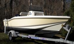 *** FOR QUESTIONS CONTACT: BRIAN 401-595-9422 or hogandmd@hotmail.com ***
This is a 2003 Scout 185 Sportfish powered by a bullet proof Suzuki DF 115 hp fourstroke with only 166 hours and includes a trailer!
DETAILS:
-All seasonal maintenance by original
