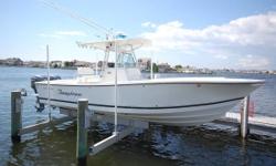 Simply put this boat is gorgeous, loaded, virgin bottom, always lift kept and has only 270 hours on her super clean 225 Yamaha 4 strokes. Equipped with outriggers and a full compliment of electronics including Furuno radar. If you are seriously looking