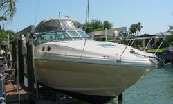 ACCOMMODATIONS & LAYOUT: &nbsp;2003 32 Sea Ray Sundancer with Generator!&nbsp; Impressive family express matches European sport boats for aggressive styling and luxury appointments.&nbsp; The top side features a roomy single level Cockpit, Extended Swim