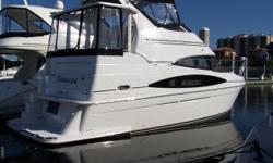 DescriptionThis is the finest 366 Carver on the market. Absolutely the best maintained and it shows. New enclosure with custom Hard panels for the front for greater visibility and protection from the elements. The forward deck offers room to relax with a