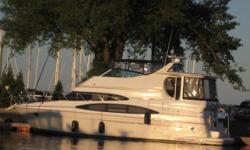 Description
If you are looking for a high-end motor yacht under 50 that feels like a 55 footer inside look no further than this great Carver. This yacht offers world-class comfort with its enormous salon detailed with beige fine leather upholstery and