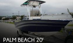 Actual Location: Newport, NC
- Stock #029048 - If you are in the market for a fishing boat, look no further than this 2003 Palm Beach 20 Center Console, just reduced to $15,500.This boat is located in Newport, North Carolina and is in good condition. She
