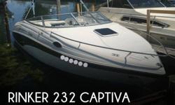 Actual Location: Harrison Township, MI
- Stock #110068 - If you are in the market for a cuddy cabin, look no further than this 2003 Rinker 232 Captiva, just reduced to $19,250 (offers encouraged).This boat is located in Harrison Township, Michigan and is