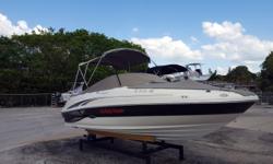2003 Sea Ray Sundeck 200 in good condition ,330 HRS on the engine ,new trim limit switch and trim sender ,water pump and thermostat , NO TRAILER INCLUDED IN THIS SALE ,just professionally detailed ($500 ),porta potti ,table ,Bimini top and full cover ,SS