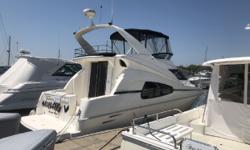 Look no further here is the perfect family cruiser and weekend getaway boat. This 2003 Silverton 330 Sport Bridge has VERY LOW HOURS and boasts a large salon with ample head room and exceptional natural lighting creates the feeling of a much larger boat.