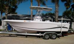Proline 22 Sport with Yamaha 200 and trailer
SOLD-----Super clean boat.Only 295 hours on This 2004 Pro-Line 22 Sport center console and it has a reliable Yamaha SX 200 EFI.Aluminum trailer,Hard top,swim platform,cooler ,livewells,rodholders etc.Save