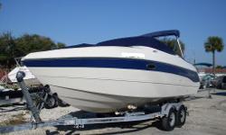 2004 240LR by Stingray Boat Company
Slightly used in very nice condtion, and loaded with features.
Includes the MPI Mercruiser 5.0L fuel injected motor with low hours, cg gear, new cover, bimini top, stereo/cd, freshwater sink and shower, SS prop, tilt