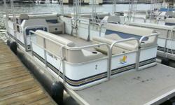 Family PontoonInventory Clearance Sale Underway! Wow 2004 model pontoon boats for only $4300! The Mercury 50 shown is not included. We do have some other 2001 Mercury 50 Fourstroke motors available or many other outboards of all sizes from 9.9 to 120 hp