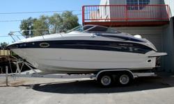 This 2004 Crownline has only 100 hours of use. It has been exclusively in fresh water and stored in an enclosed storage during each winter. It has all the amenities you'll need to enjoy your time on the water with friends and family! INQUIRIES FROM