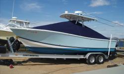DEPENDABILITY, QUALITY, PERFORMANCE & STYLE....all packed into a Custom Light Blue Colored Hull....with Yamaha Four Stroke Power!
2005 Continental Dual Axle Trailer Included.
PLEASE REVIEW THE FULL SPECIFICATIONS FOR ALL THE DETAILS! Stock ID: