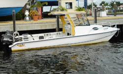 This Twin Vee is a roomy catamaran that can function as a serious fishing boat or a general all-purpose utility boat. The boat?s catamaran design enables a wider deck layout with more space than a traditional monohull, giving this Twin Vee a nice and