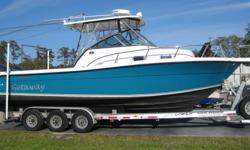 **********EXTREMELY CLEAN CONDITION, INCREDIBLE PRICE**********
HERE IS AN EXCEPTIONALLY CLEAN, VERY SOUGHT AFTER 2004 PURSUIT 2870 EXPRESS THAT IS POWERED BY TWIN YAMAHA FOURSTROKE 225'S!&nbsp; THIS BOAT HAS BEEN VERY WELL MAINTAINED AND IS LOADED UP