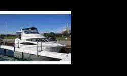 36' Carver 366 Motor Yacht
Owner is trading in this "Fresh Water" Prestine 2004 Carver 366 Motor Yacht with only 50 hours for a new boat. This 2 stateroom, 2 head floorplan has a massive full beam salon that will surprise you when you step in through the