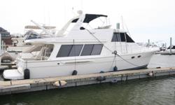 Newly listed and waiting for her new owners to travel to all the exotic Ports of Call. You will certainly be traveling in comfort. For the beautiful days, run the boat from the open-air bridge, taking in everything the scenery offers. When the sun sets or