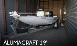 Actual Location: Montgomery, TX
- Stock #111429 - If you are in the market for an aluminum fish, look no further than this 2004 Alumacraft 19, priced right at $19,500 (offers encouraged).This boat is located in Montgomery, Texas and is in good condition.
