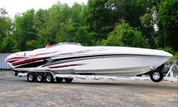 Like new performance boat. This boat features LUXURY and SPEED! There is 6'10 headroom inside the cabin. It sleeps 4 comfortably. There is a new Westerbeke generator w/20 hours to keep the interior cool, auto battery charger and more. It comes with a full