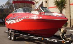 This runabout is truly a boat for all ages.Complete with Trim Tabs, Swim Platform, Bimini Top, Covers, VHS Radio, Ritchie Compass and Dual Axle Painted Trailer.
Engine(s):
Fuel Type: Gas
Engine Type: Stern Drive - I/O
Quantity: 1