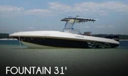 Actual Location: Valdosta, GA
- Stock #108754 - If you are in the market for a fishing, look no further than this 2004 Fountain 31 Center Console Tournament Edition, just reduced to $69,500 (offers encouraged).This boat is located in Valdosta, Georgia and