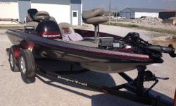 2004 Ranger 175VS 2004 Ranger 175VS 115hp Mercury with stainless prop Trailer Transom saver 3 batteries 3 bank charger 65lb Minn Kota trolling motor Lowrance X-17 Lowrance Elite 7 HDI Cover 4 blade stainless prop Keel guard
Engine(s):
Fuel Type: Gas