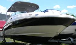 LOOKING FOR SEARAY QUALITY IN A DAY BOAT? YOU FOUND IT, HERE IS THE 240 SUNDECK BY SEARAY. THIS BOAT IS WELL LAID OUT FOR ENTERTAINING AND WATER SPORTS LIKE SKIING , TUBING OR WAKEBOARDING. OR IF JUST CRUISING IS YOUR THING, YOU WILL FIND THIS SPORT BOAT