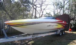 Great Looking and Running Boat! &nbsp;Always Freshwater and only 292 hours. &nbsp;Her 425 Horse Power Mercruiser Fresh Water Cooled 496 Mag HO will really get this boat moving! &nbsp;She has a Bravo X Drive and Stainless Steel Prop. &nbsp;The Highly