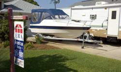 This beautiful Bayliner 192 Cuddy only has 52 hours on the Mercruiser 135 3.0L 4 cylinder engine.&nbsp; This Bayliner 19 cuddy has a bunch of extras: full camper canvas, bimini top, stereo with 4 speakers, hour meter, porta potti (never been used),