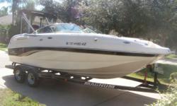 2005 Chaparral 236 One Owner boat from Freshwater lake in Austin Texas, Next to pristine condition. 5.0 MPI 185 hours.Includes Skis, Tubes,tow ropes, bumpers, dock lies,life vests.&nbsp;&nbsp;ExportAmerican Full service yacht brokerage and world wide
