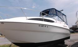 OWNER IS VERY MOTIVATED, MAJOR MRICE REDUCTION........... NEW BOTTOM PAINT COMPLEATED JULY 23rd.......This is a very nice Bayliner 245 with low hours and all the options. The Bayliner 245 is a very affordable and economical boat to own. She is equipped