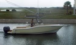 *** FOR ALL QUESTIONS PLEASE CONTACT: CHRIS 724-787-9649 OR ceckert20@gmail.com ***
This is a 2005 Scout 280 Sportfish Center console powered by twin Yamaha F225 Four Strokes with warranty until 2012!
DETAILS:
-Twin Yamaha F225s with Y.E.S. Warranty until