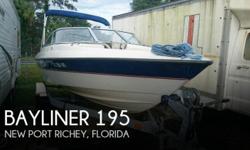 Actual Location: New Port Richey, FL
- Stock #108303 - If you are in the market for a bowrider, look no further than this 2005 Bayliner 195, just reduced to $10,900 (offers encouraged).This boat is located in New Port Richey, Florida and is in great