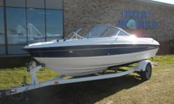 2005 Bayliner 195BR Open Bow & 5.0L Inboard / Outboard. Motor Runs Great! This Open Bow Boat Features, Front Bow Seating With Storage, Full Walk Through Windshield, Two Back To Back Seats That Lay Down, Rear Seating, Dog House Cushion, Rear Swim Deck With