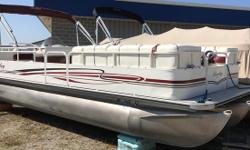 Price does not include Trailer. Includes Horn, Ladder, Stereo, Bimini Top, Mooring Cover, Engine Alarms, Hummingbird Depth Finder, Carpeting, Dinette, Speedometer, Tachometer, Anchor, Anchor Line, and Fire Extinguisher.
Beam: 8 ft. 6 in.
Fuel tank
