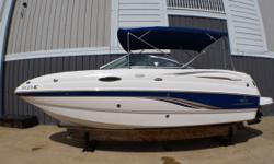 USED BOAT **One Year Warranty on Engine and Drive**
Engine(s):
Fuel Type: Gas
Engine Type: Stern Drive - I/O
Quantity: 1
Beam: 8 ft. 6 in.