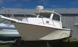 2005 Parker 2520 XL
New arrival!!
The 2520 XL &nbsp;is a great all weather and all season, fishing or cruising platform.
This boat is equipped with Ray Marine GPS, VHF, radar, and an electric head, to name a few.
She won't last long!!!
Nominal Length: