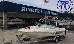 REDUCED PRICE
2005 Rinker Captiva 212 RX1
Nominal Length: 20.8'
Max Draft: 3'
Drive Up: 1.8'
Engine(s):
Fuel Type: Other
Engine Type: Stern Drive - I/O
Draft: 3 ft. 0 in.
Beam: 8 ft. 6 in.
Fuel tank capacity: 42