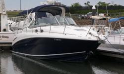 Quality Sportcruiser offers European styling..."GOOD TERN III" has been professionally maintained at the expense of her original owner and offers the more popular "Dinette" layout!
Original Owner
Only 150 hours on her twin MerCruiser 5.0L Bravo III