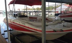 2005 Tahoe Deck Boat -150HP Outboard Mercury Saltwater Edition-Ski Tow Bar-Mooring Cover- Bimini Top-Boarding Ladder front and back-NEW 2016 Dual Axle Trailer
Engine(s):
Fuel Type: Gas
Engine Type: Outboard
