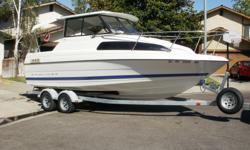Call owner Bill @ 661-808-0229.CUDDY CABIN W/ONLY 20 HOURS.SLEEPS 3,HEAD,AM/FM/CD,VHF RADIO,FISHFINDER/GPS,EXTRA BIMINI TOP EXTENSION.READY FOR LAKE OR OCEAN.
Category: Powerboats
Water Capacity: 
Type: Cuddy Cabin
Holding Tank Details: 
Manufacturer: