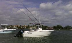 This boat is extra clean! A must for any family looking to go fishing or crusing. options include a Garmin 498 GPS unit with depth and fishfinder, AM/FM/CD/MP3 player W/4speakers, VHF radio, TACO outriggers, porta-potty, and fresh and raw water washdown,