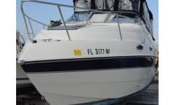 What a great little Starter Boat this is. With everything needed for coastal cruising and camping. Ideal layout for kids aboard w cabins forward and aft. Full enclosure, great cockpit, swim platform and dive ladder. Very lightly used w less than 20 engine