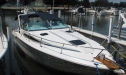 EXCEPTIONALLY CLEAN AND WELL CARED FOR THIS 1989 SEA RAY 300 SUNDANCER IS BAR NONE ONE OF THE NICEST ON THE MARKET -- PLEASE SEE FULL SPECS FOR COMPLETE LISTING DETAILS.
Freshwater / Great Lakes boat since new this vessel features Twin MerCruiser 350-cid