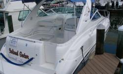 Accommodations: Convertible dinette sleeps 1, Vee berth sleeps 2. There is 1 guest head. Crew accommodations includew 2 berths.Introduction:"Island Gator" is a clean low hour 35 Maxum SY that is detailed and serviced monthly. Fresh bottom job July 2011.