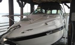 Rare Campion Allante LX 825I with deckboat style wraparound cockpit layout and roomy, luxurious cabin. &nbsp;This boat only has 228 Hours and is loaded with Stainless Steel Arch, Huge Garmin GPS with Radar, AC/Heat 3000 Watt Inverter, Windlass Anchor