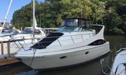 The 36 Mariner combines the spacious single level interior with contemporary styling! With a large aft deck and ample seating on the bridge, a small crowd is easily entertained. A full beam salon features a full galley, forward berth and full galley.