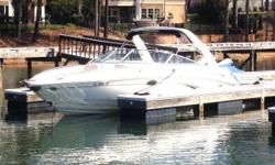 Clean Freshwater Bowrider! &nbsp;Great Layout for entertaining with wraparound stern lounge, dual captain's seat with bolster, passenger lounge seat and huge open bow. &nbsp;Extras include Vaucflush Head, Wakeboard Tower / Radar Arch, DuoProp Outdrive,