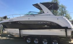 2006 Chaparral 350 Signature
NADA VALUE: $115,000.00 MAKE OFFER!
2006 Chaparral Signature 350 Powered by Twin Mercruiser 8.1L 496MAG Generator 16K AC/Heat Galley Hard top Stereo system w/sub and surround sound head sink shower vacu flush including