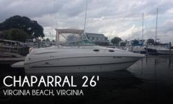 Actual Location: Virginia Beach, VA
- Stock #112355 - If you are in the market for a cruiser, look no further than this 2006 Chaparral Signature 240, priced right at $35,600 (offers encouraged).This boat is located in Virginia Beach, Virginia and is in