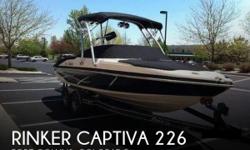 Actual Location: Fort Collins, CO
- Stock #111348 - If you are in the market for a bowrider, look no further than this 2006 Rinker Captiva 226, just reduced to $29,700 (offers encouraged).This boat is located in Fort Collins, Colorado and is in great