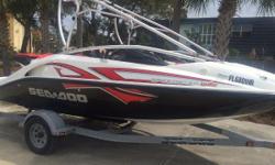 2006 SeaDoo Speedster Wake;&nbsp;Two-215HP Jet Drive engines only 165 hours!!
The annual service was just completed on 2/23/16
Check out the pictures to see all the space that this boat has. This boat comes equipped with Perfect Pass Wake board System,